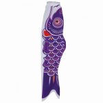 24 Purple Koi Windsock