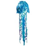 Blue Iridescent Jellyfish 3D 50 Inch Windsock