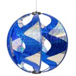 Blue Wave Spinning Globe