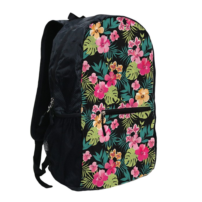 hawaiian flower backpack