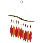 Hot Glass and Bead Wind Chime