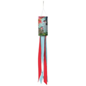 Hummingbirds Solar Windsock