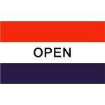 Open Flag 3x5 Business