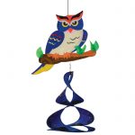 Owl Theme Duet Spinner Windsock