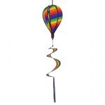 Rainbow Swirl 6 Panel Hot Air Balloon