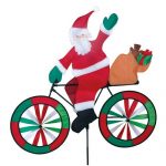 Santa Claus On Bicycle