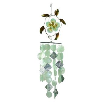 Sea Turtle Capiz Breeze Wind Chime