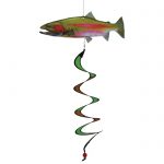 Trout Theme Twister Windsock