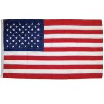 US Flag Embroidered 3x5 Grommet Flag