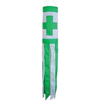 Green Cross Windsock