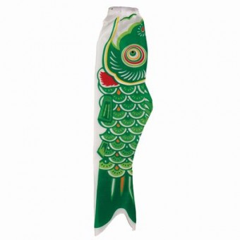 Green Koi Windsock