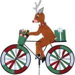Reindeer On Bicycle